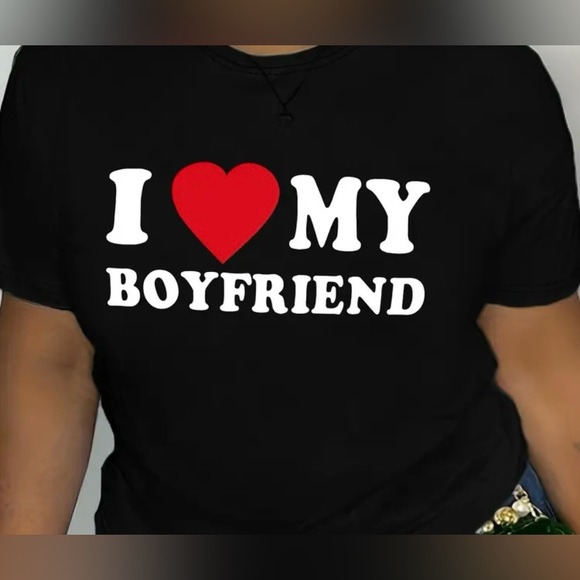 ❤️I LOVE MY BOYFRIEND Tee - Picture 2 of 3